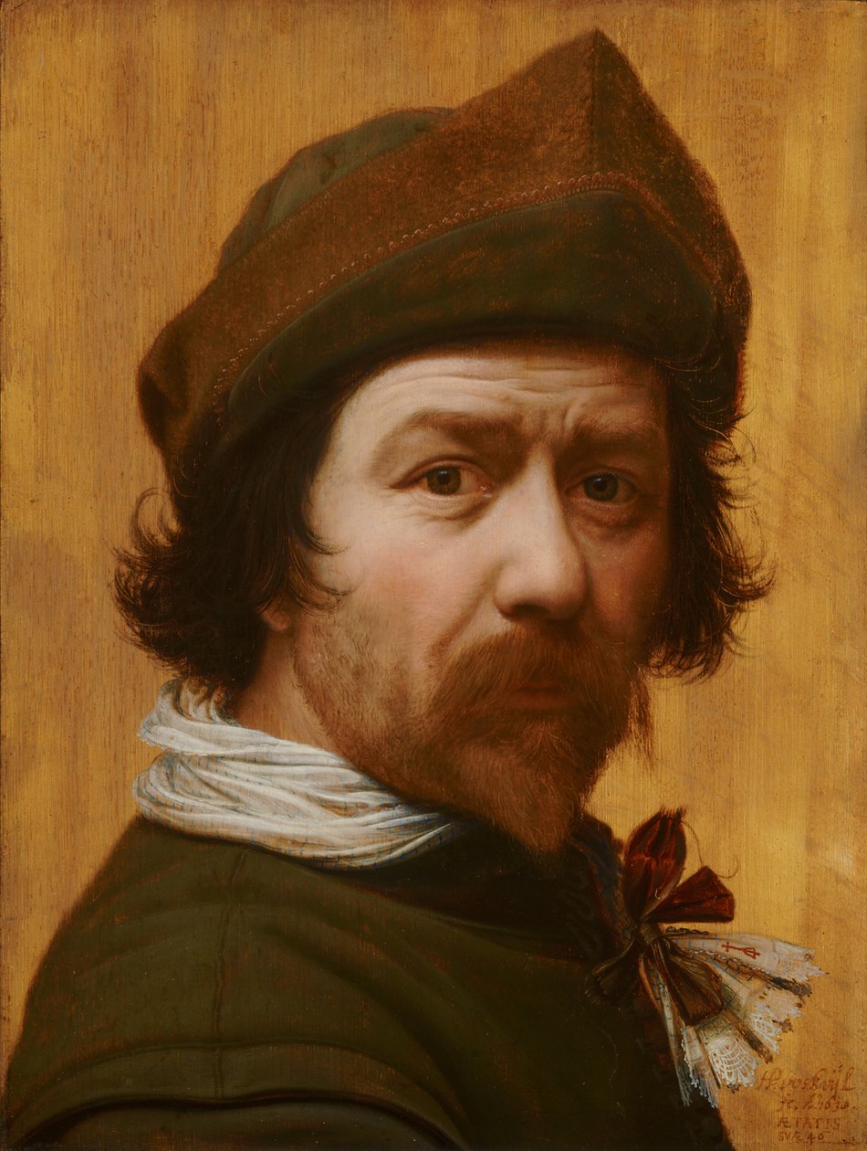 Autorretrato, 1638. de Huygh Pietersz. Voskuyl