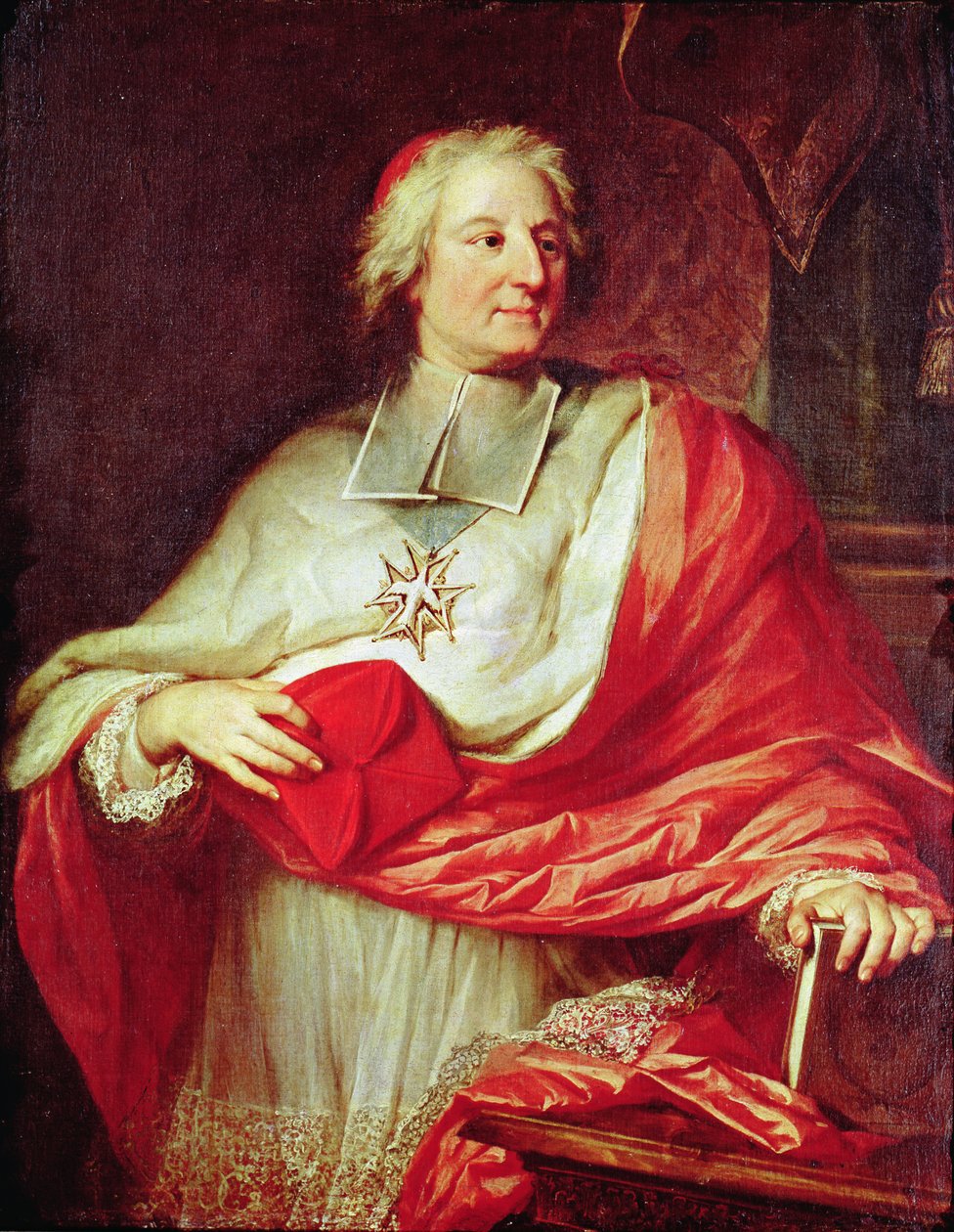 Retrato do Cardeal Melchior de Polignac (1661-1742) de Hyacinthe Francois Rigaud