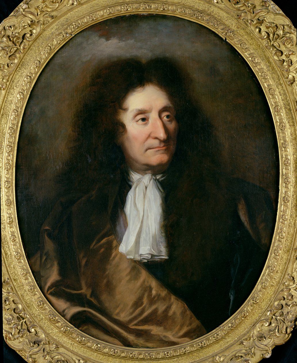 Retrato de João de La Fontaine (1621-95) de Hyacinthe Francois Rigaud
