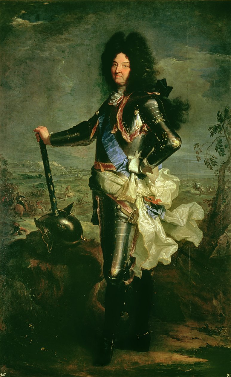 Retrato de Luís XIV (1638-1715) de Hyacinthe Francois Rigaud