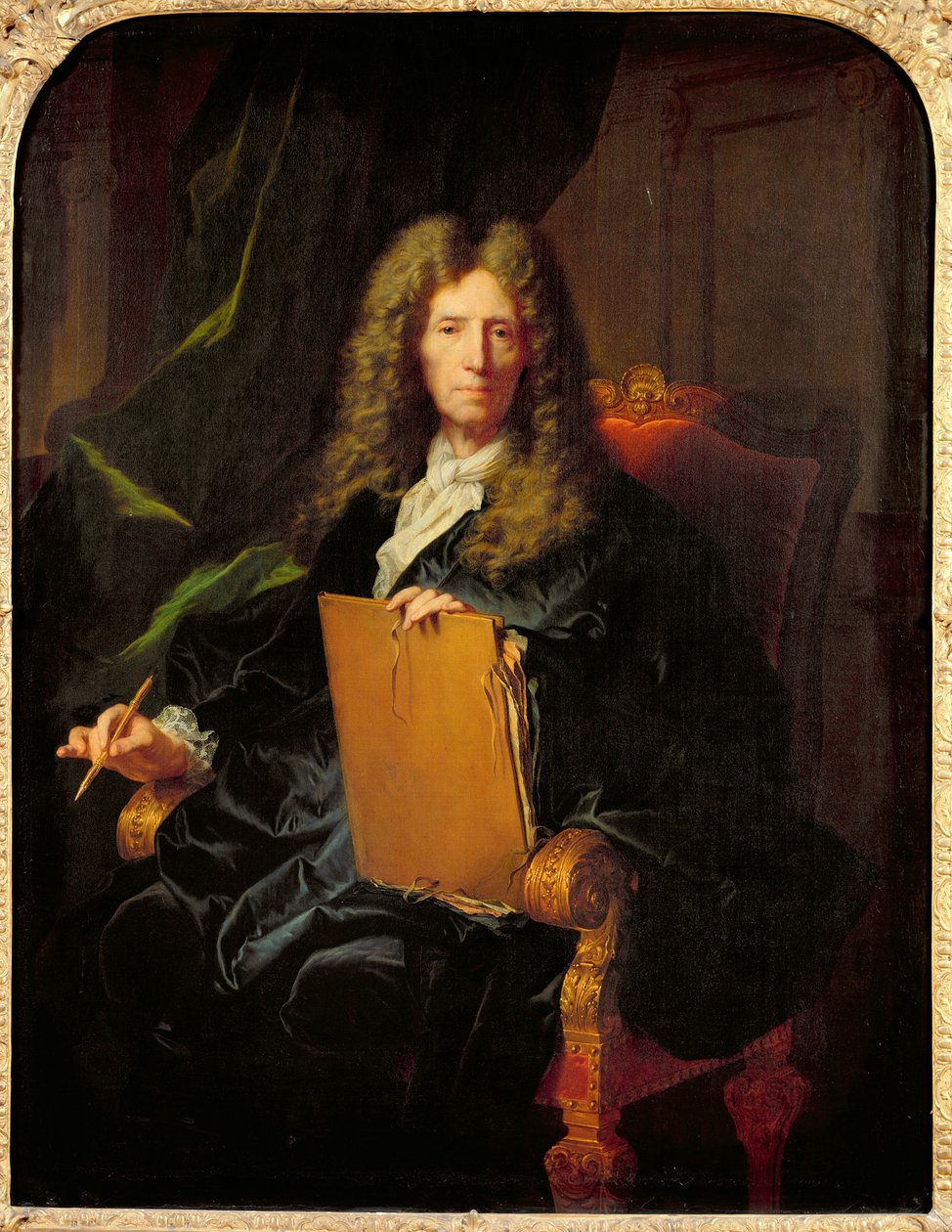 Retrato de Pierre Mignard (1610-95) c.1690 de Hyacinthe Francois Rigaud