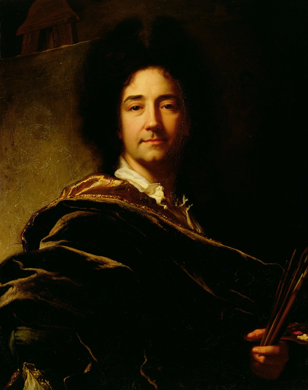 Auto-retrato, 1716 de Hyacinthe Francois Rigaud