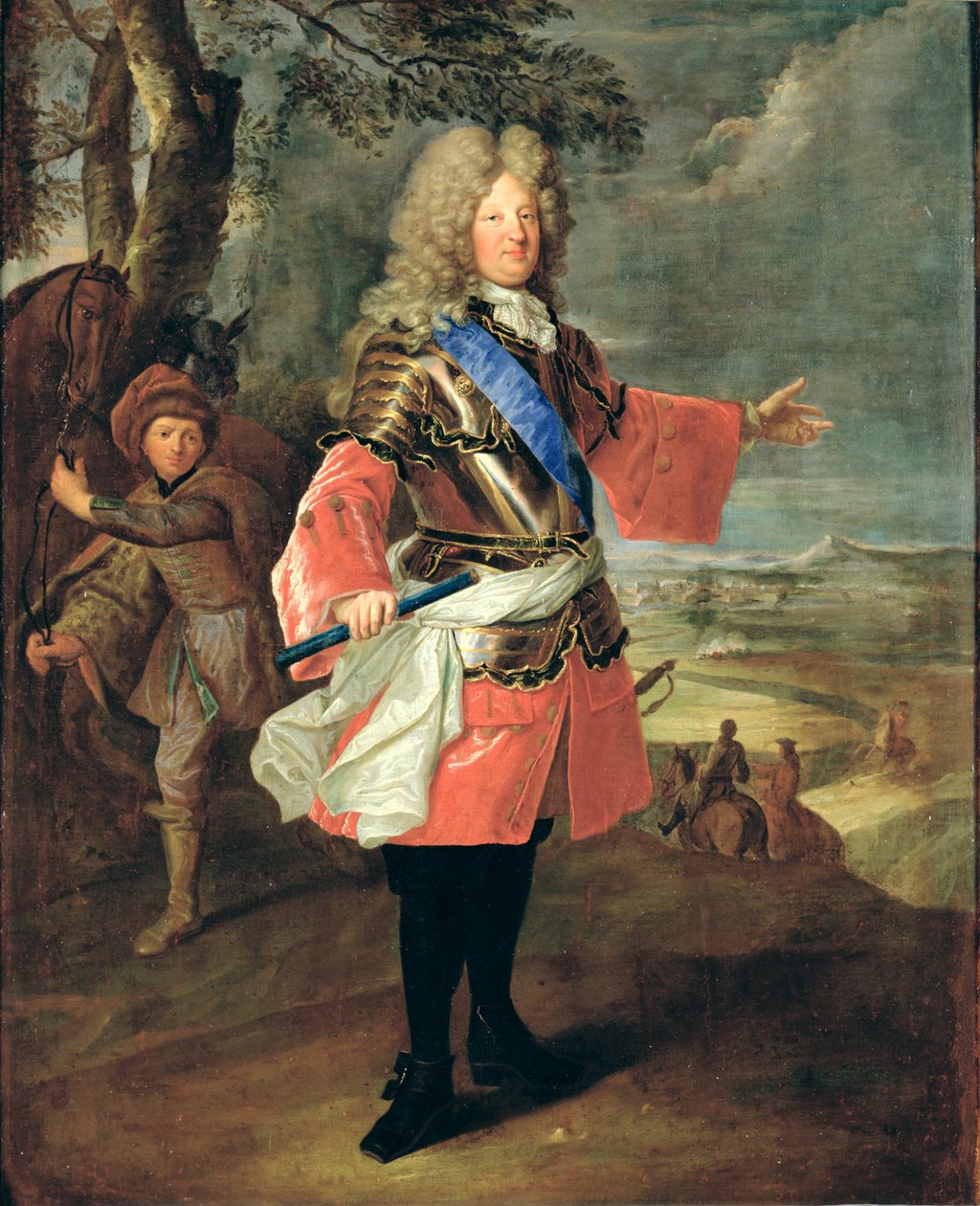 Luís de França (1661-1711) O Grande Delfim, 1697 de Hyacinthe Francois Rigaud