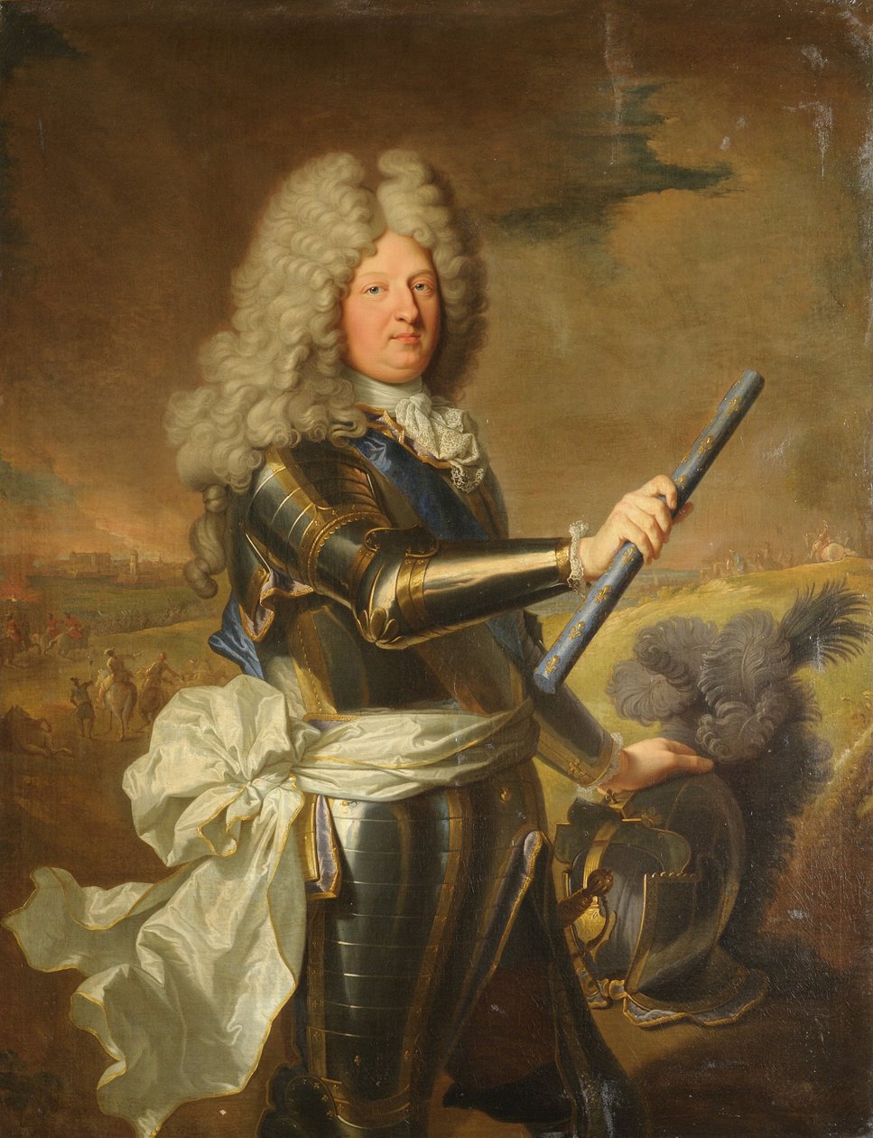 Louis de France, Dauphin (1661-1711), diz o Grand Dauphin de Hyacinthe Francois Rigaud