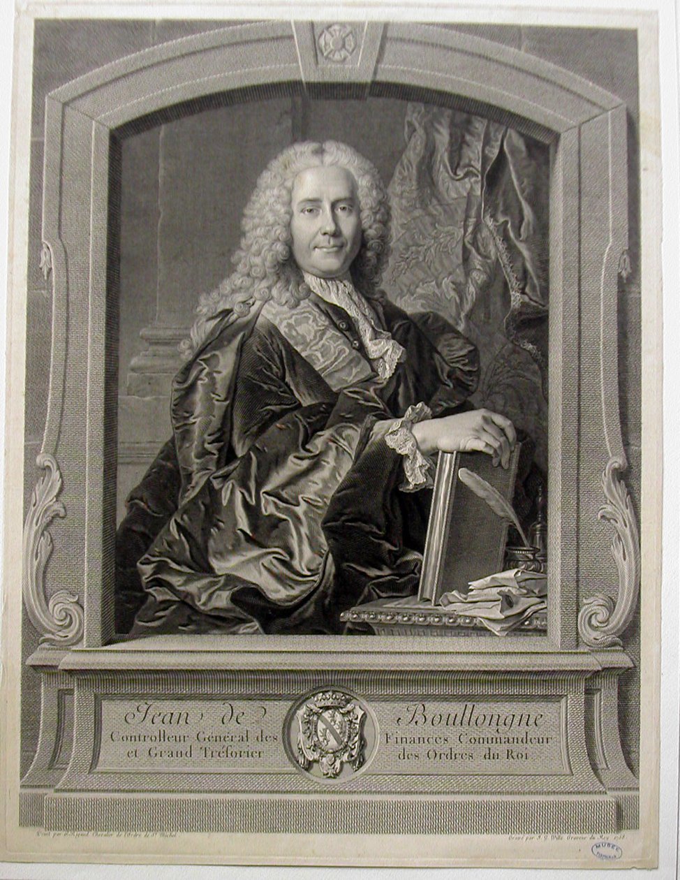 Retrato de Jean-Louis de Boullongne de Hyacinthe Francois Rigaud