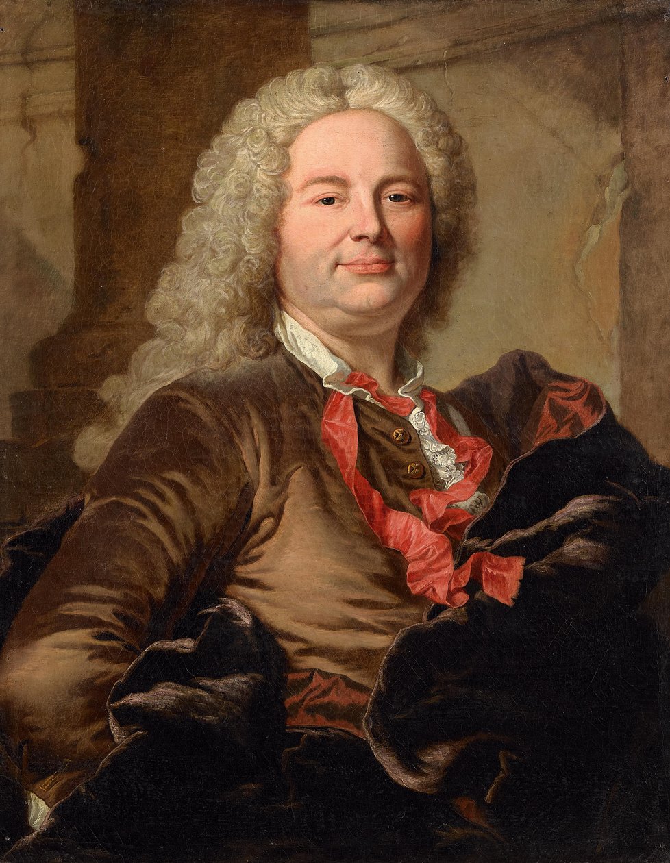 Retrato de Charles Claude Dupleix Anjo de Bacquencourt de Hyacinthe Francois Rigaud