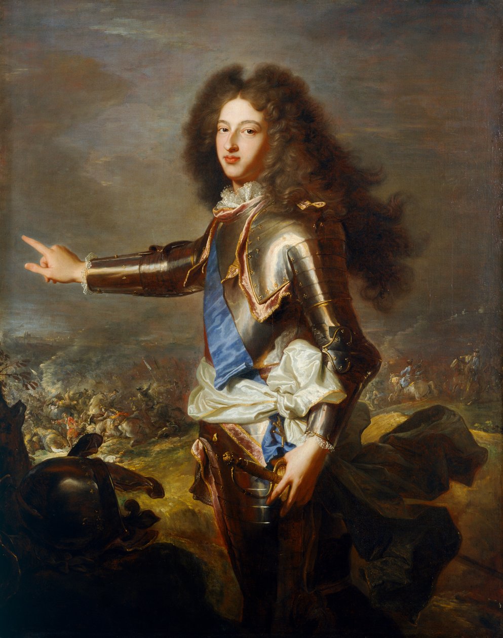Louis, Duque de Borgonha, c.1702 (óleo sobre tela) de Hyacinthe Francois Rigaud