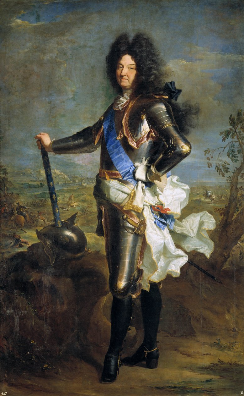 Luís XIV, rei da França 1638-1715, 1701 de Hyacinthe Francois Rigaud