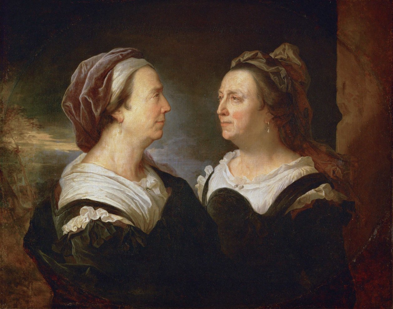 A Sra. Rigaud, com duas atitudes diferentes ... de Hyacinthe Francois Rigaud