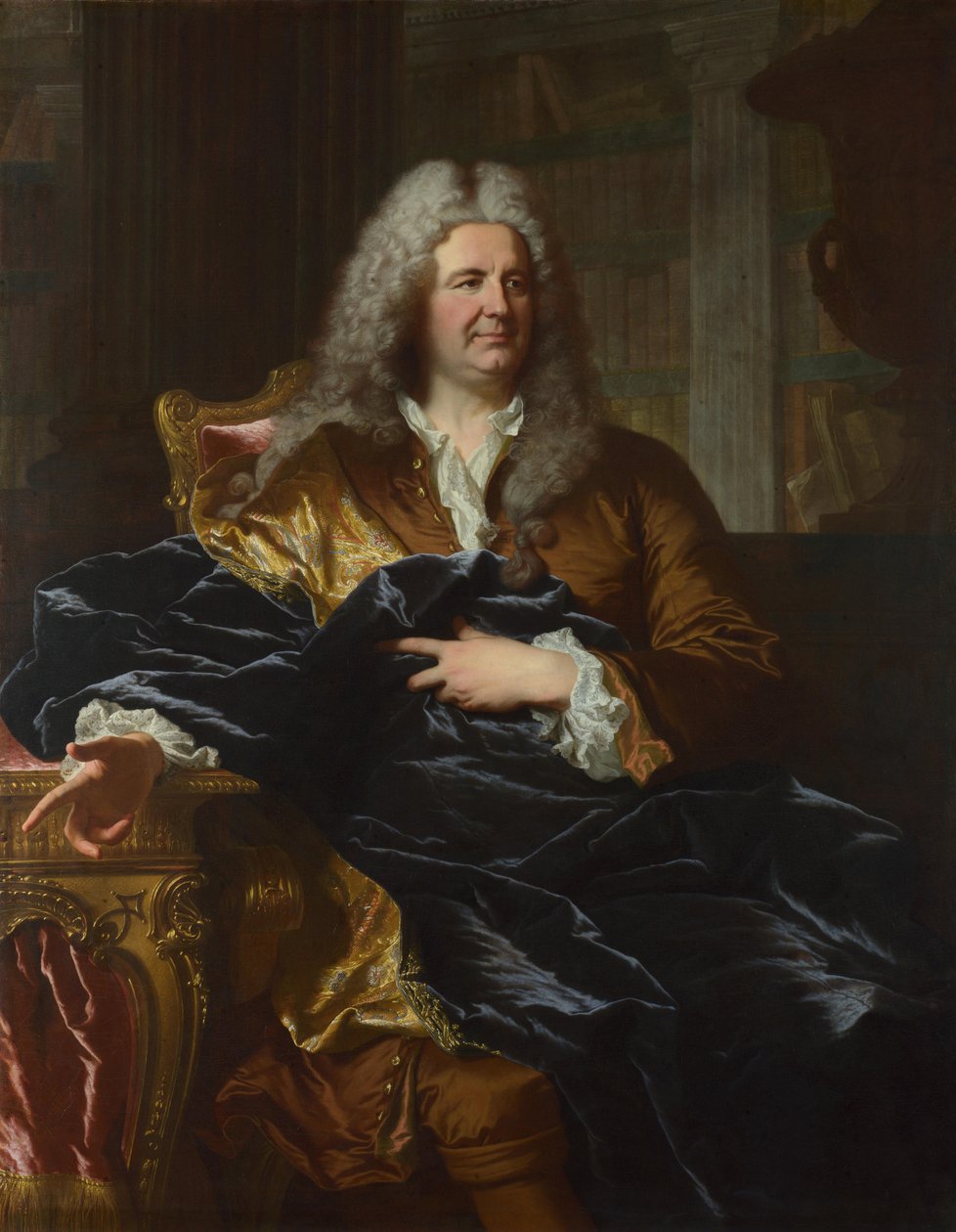 Retrato de Antoine Pâris, 1724 de Hyacinthe Francois Rigaud