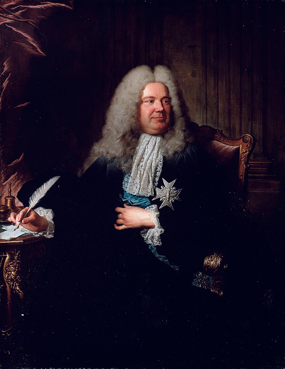Retrato de Charles-Gaspard Dodun, marquês d "Herbault de Hyacinthe Francois Rigaud
