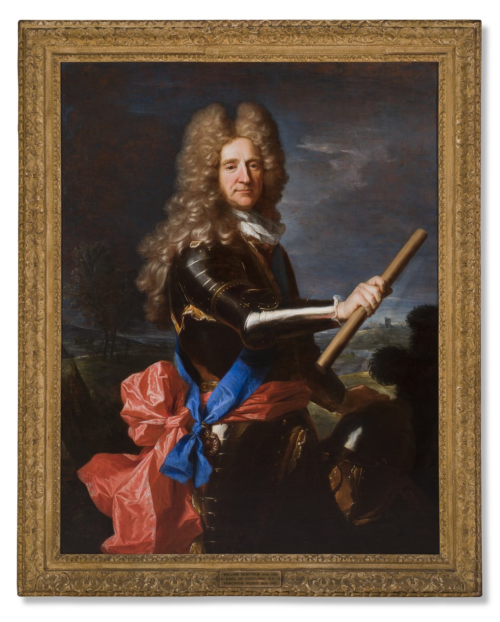 Retrato de Hans Willem Bentinck, 1º Conde de Portland, 1699 de Hyacinthe Francois Rigaud