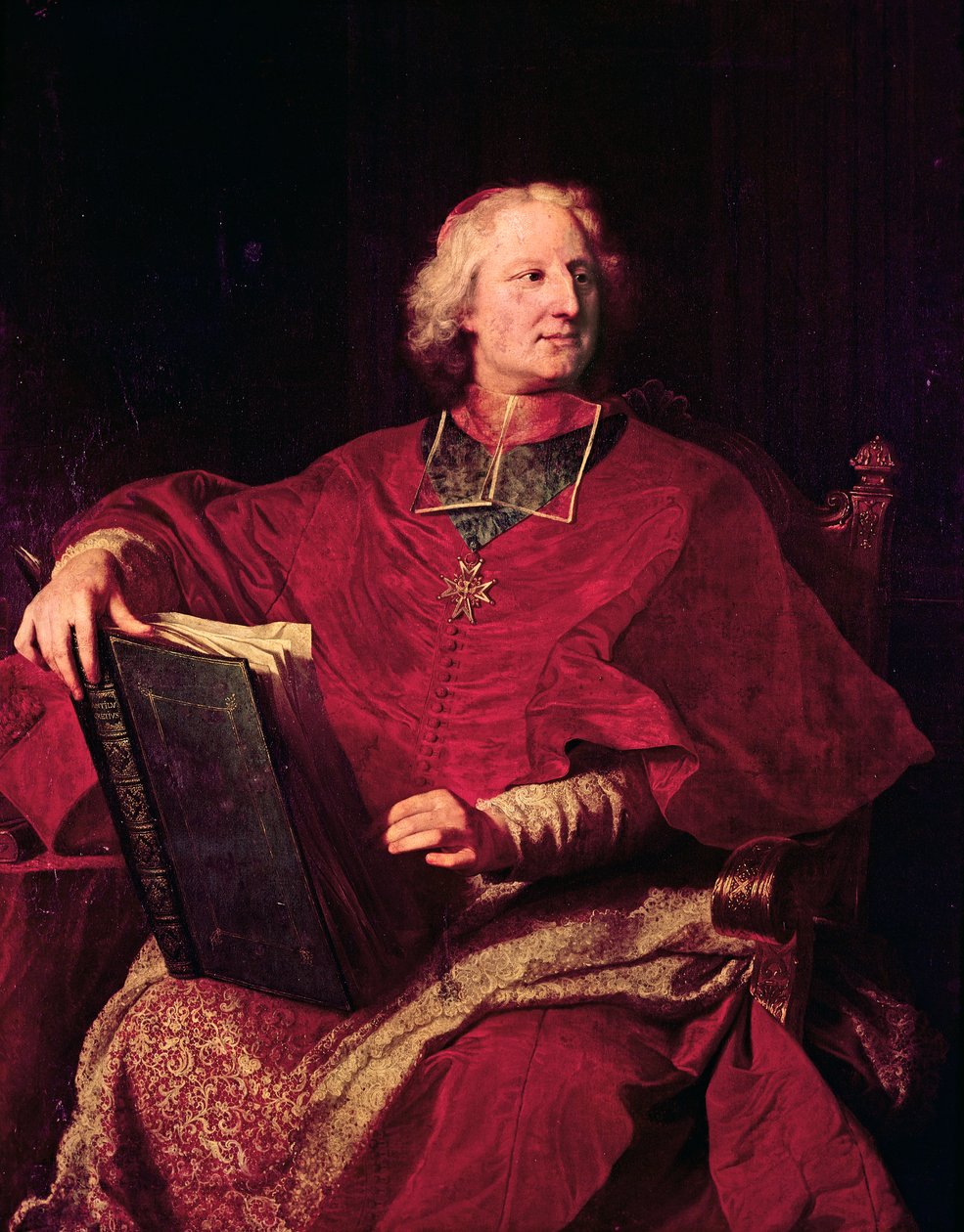 Retrato de Melchior de Polignac (Lavoute-Sur-Loire de Hyacinthe Francois Rigaud