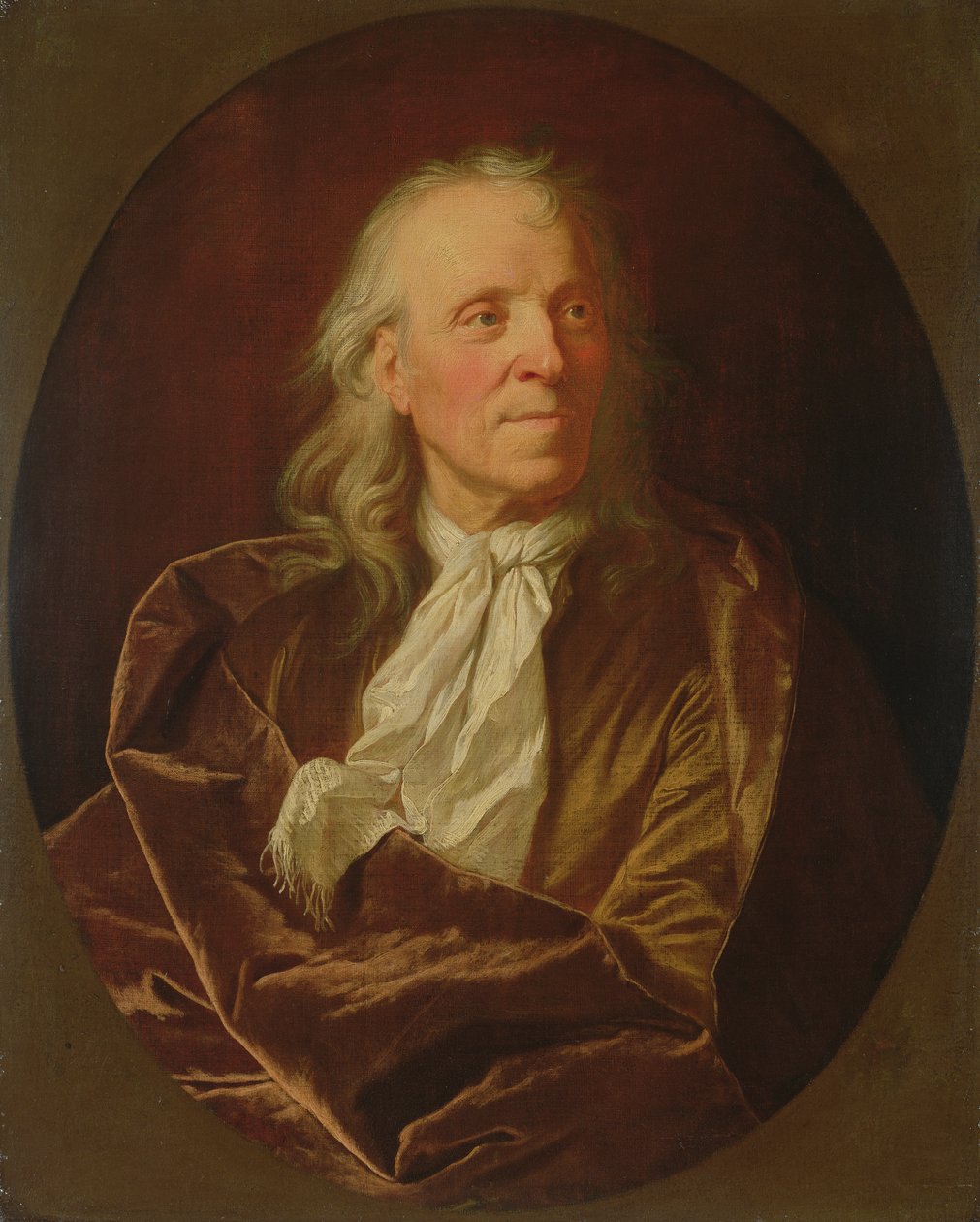 Retrato de um estudioso de Hyacinthe Francois Rigaud
