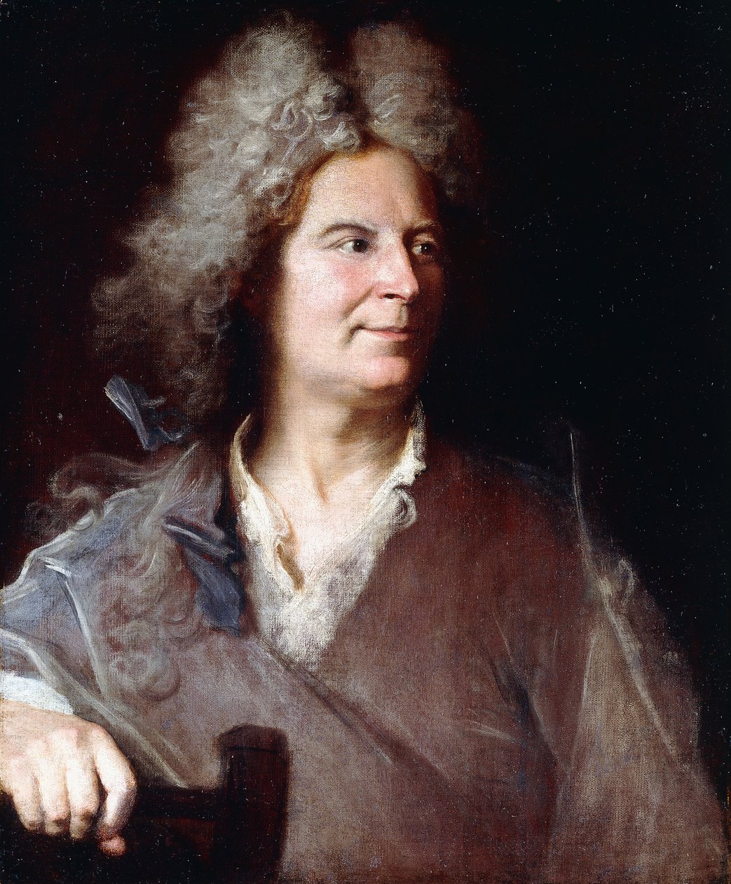 Retrato de um escultor, dito ser Robert Le Lorrain de Hyacinthe Francois Rigaud