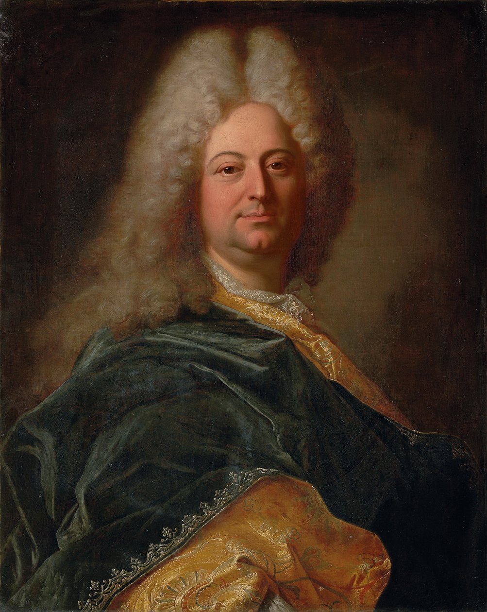 Retrato do Marquês de la Mesangere de Hyacinthe Francois Rigaud