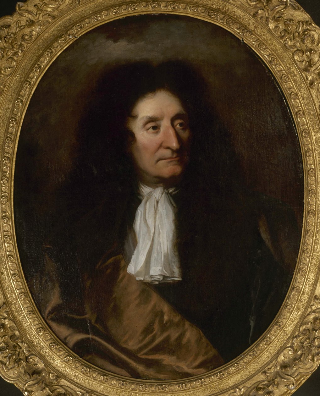 Retrato de Jean de La Fontaine 1621-1695, c. 1680. de Hyacinthe François Honoré Rigaud
