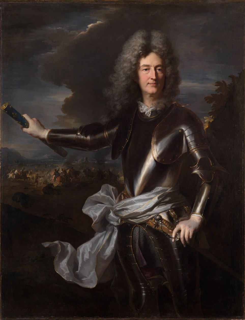 Retrato do marechal Charles-Auguste de Matignon de Hyacinthe Rigaud