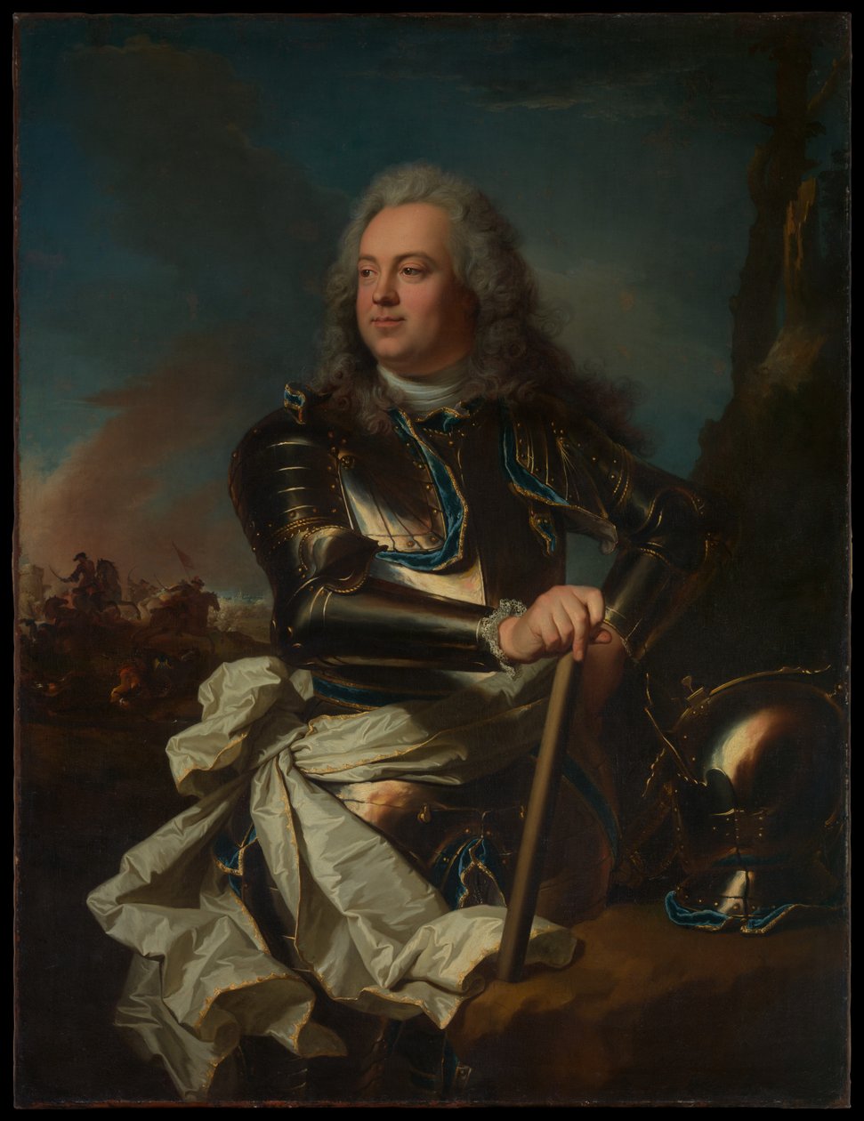 Retrato de um oficial general de Hyacinthe Rigaud