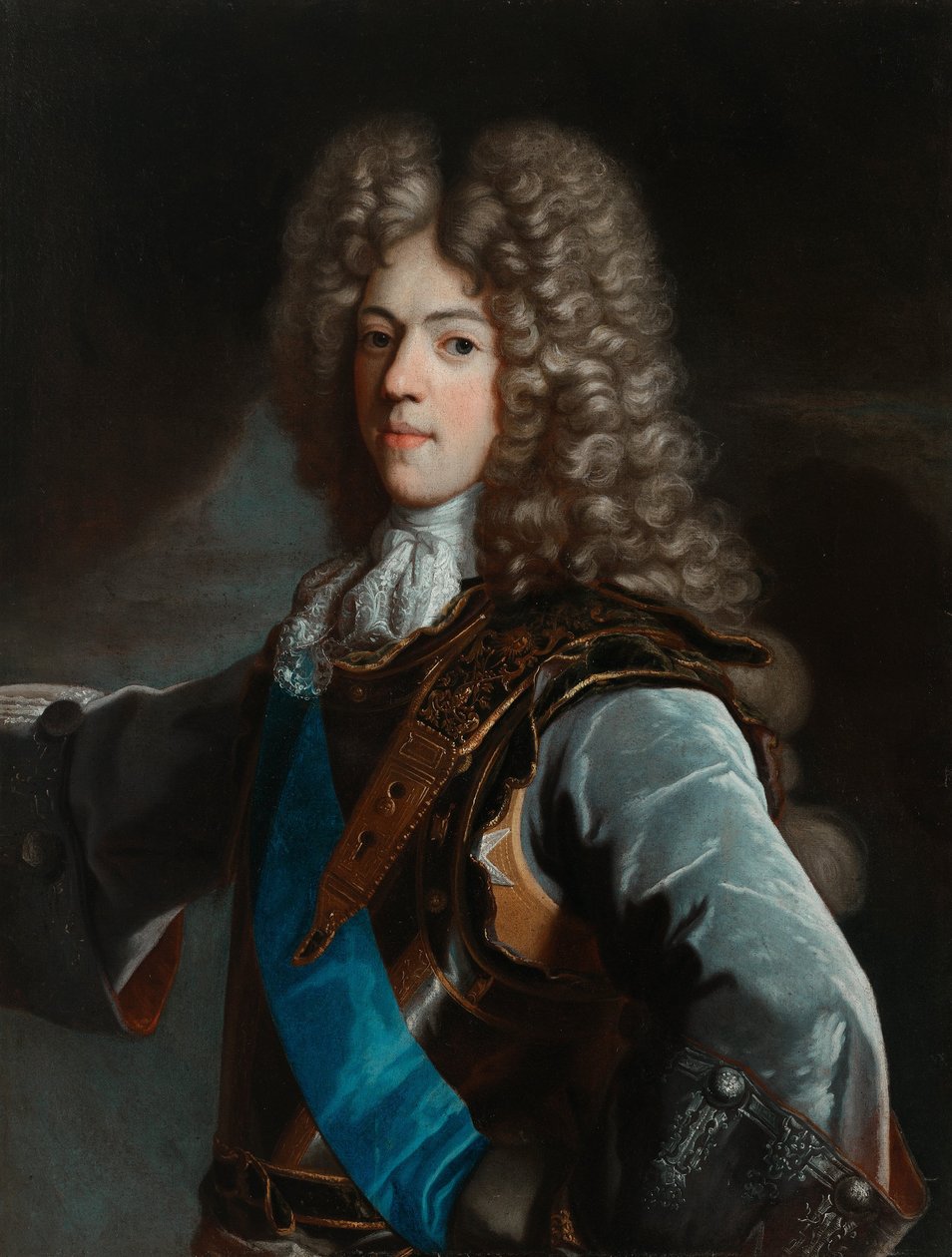 Retrato de Konstanty Władysław Sobieski de Hyacinthe Francois Rigaud