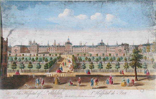 Hospital de Belém, gravado por T. Bonles de I. (after) Maurer