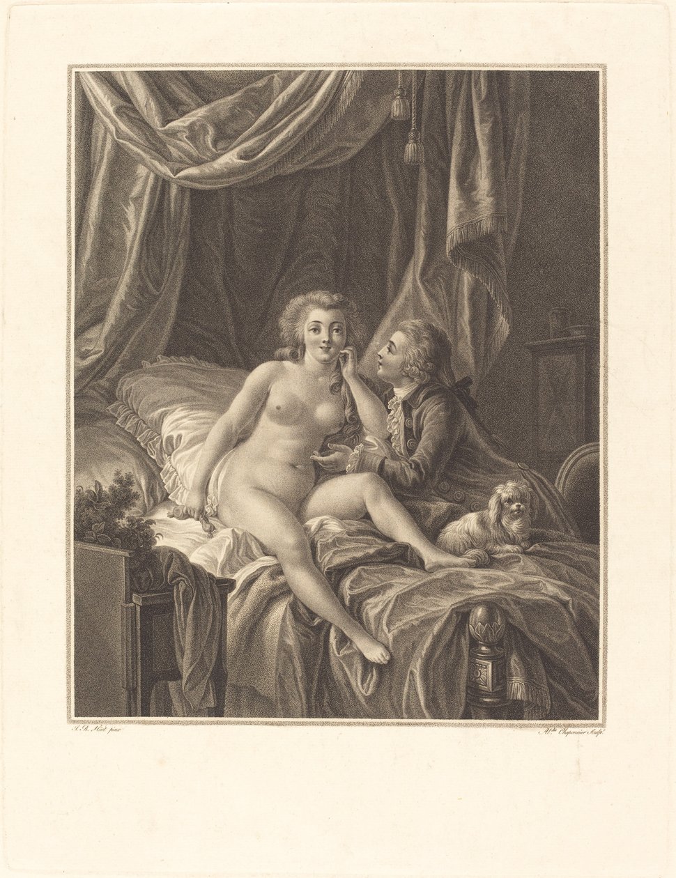 O que é bom para levar é bom para manter de I Alexandre Chaponnier after Jean Baptiste Hüet