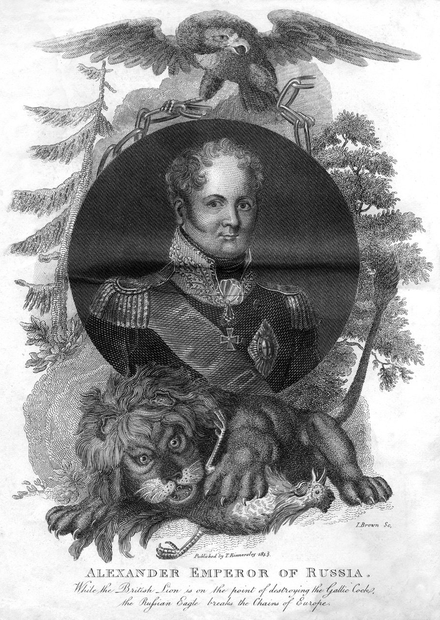 Alexandre I, imperador da Rússia 1777-1825, 1816. de I. Brown