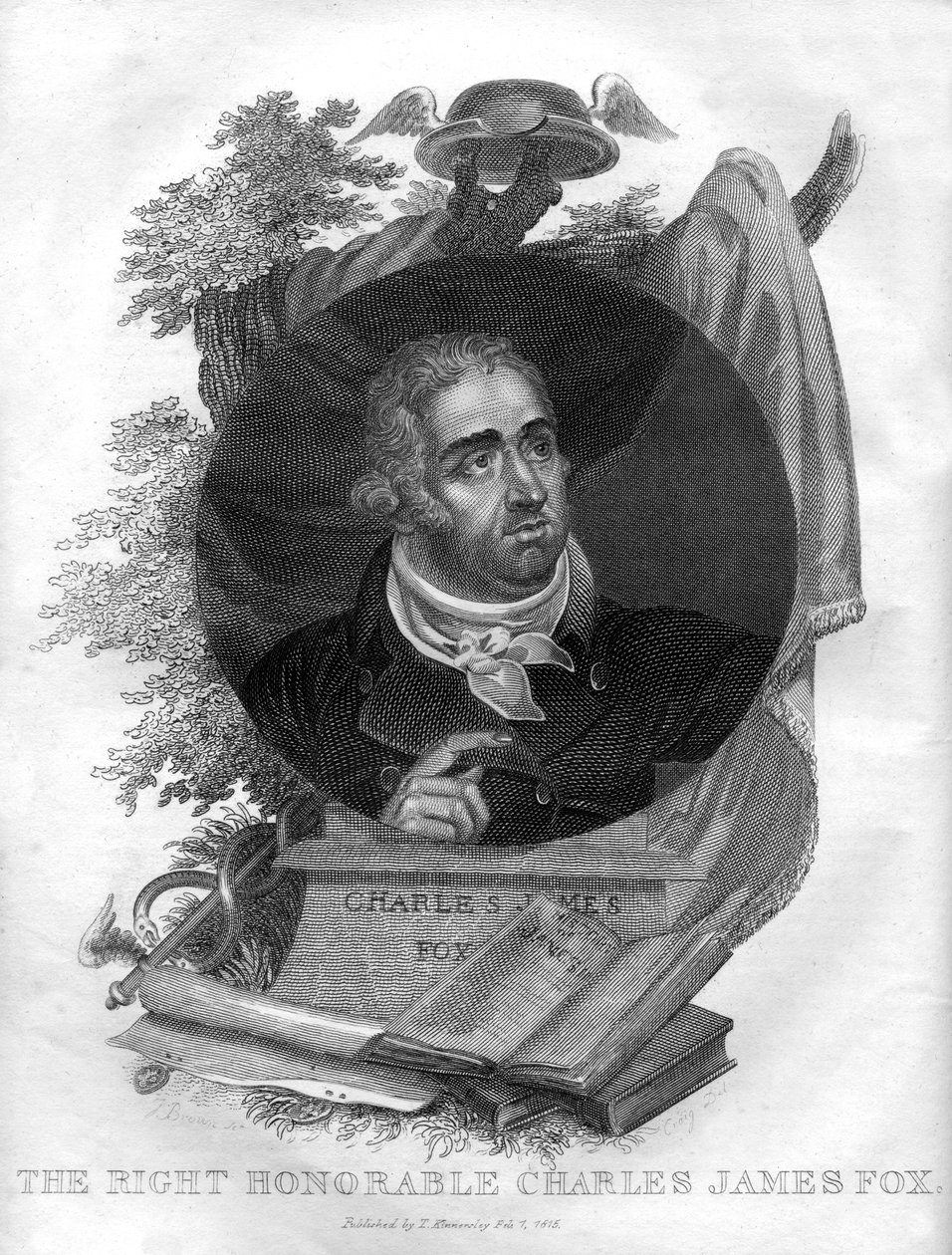 O honorável Charles James Fox 1749-1806, 1816. de I. Brown