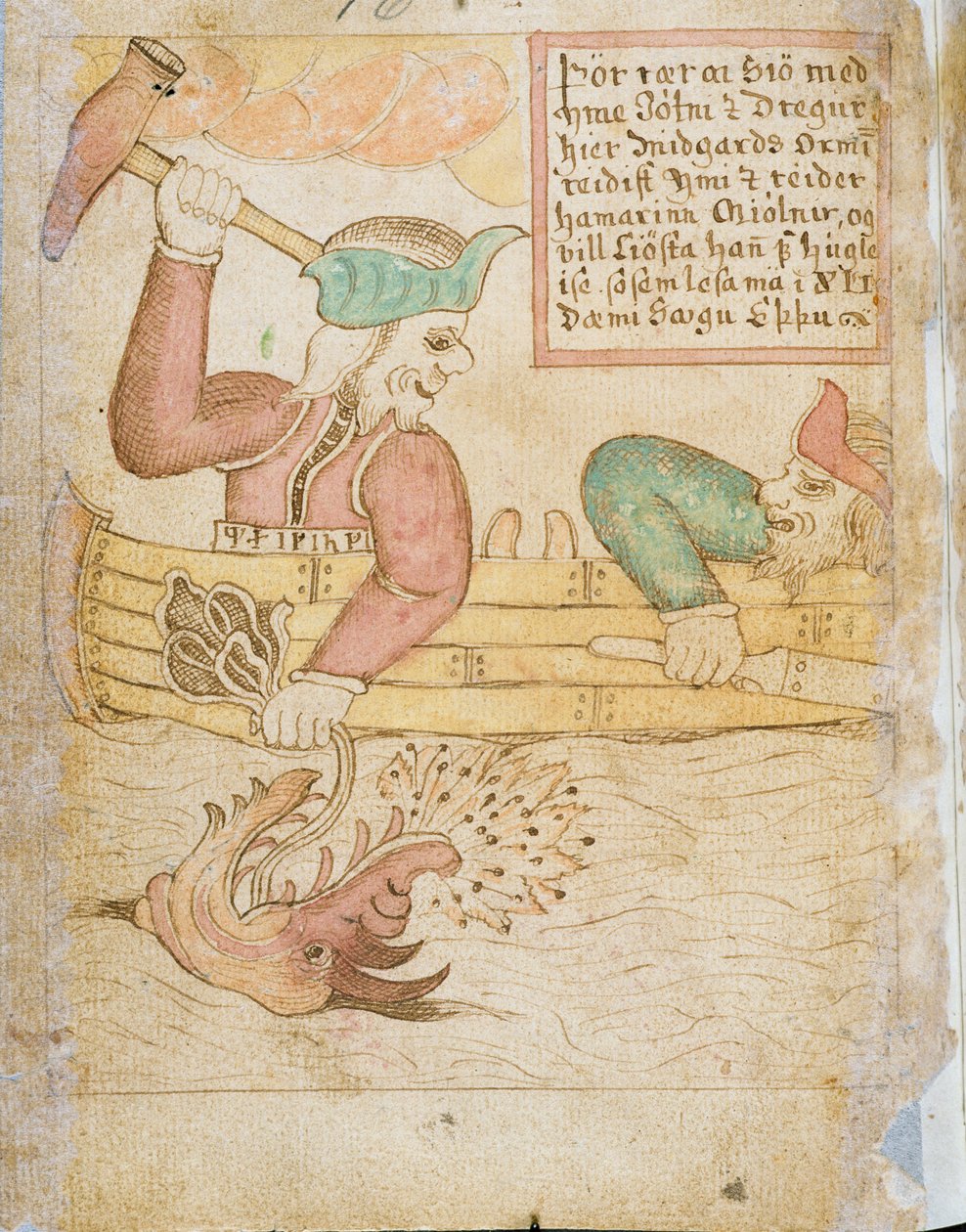 Thor Catching the Midgard Serpent, de "Melsted