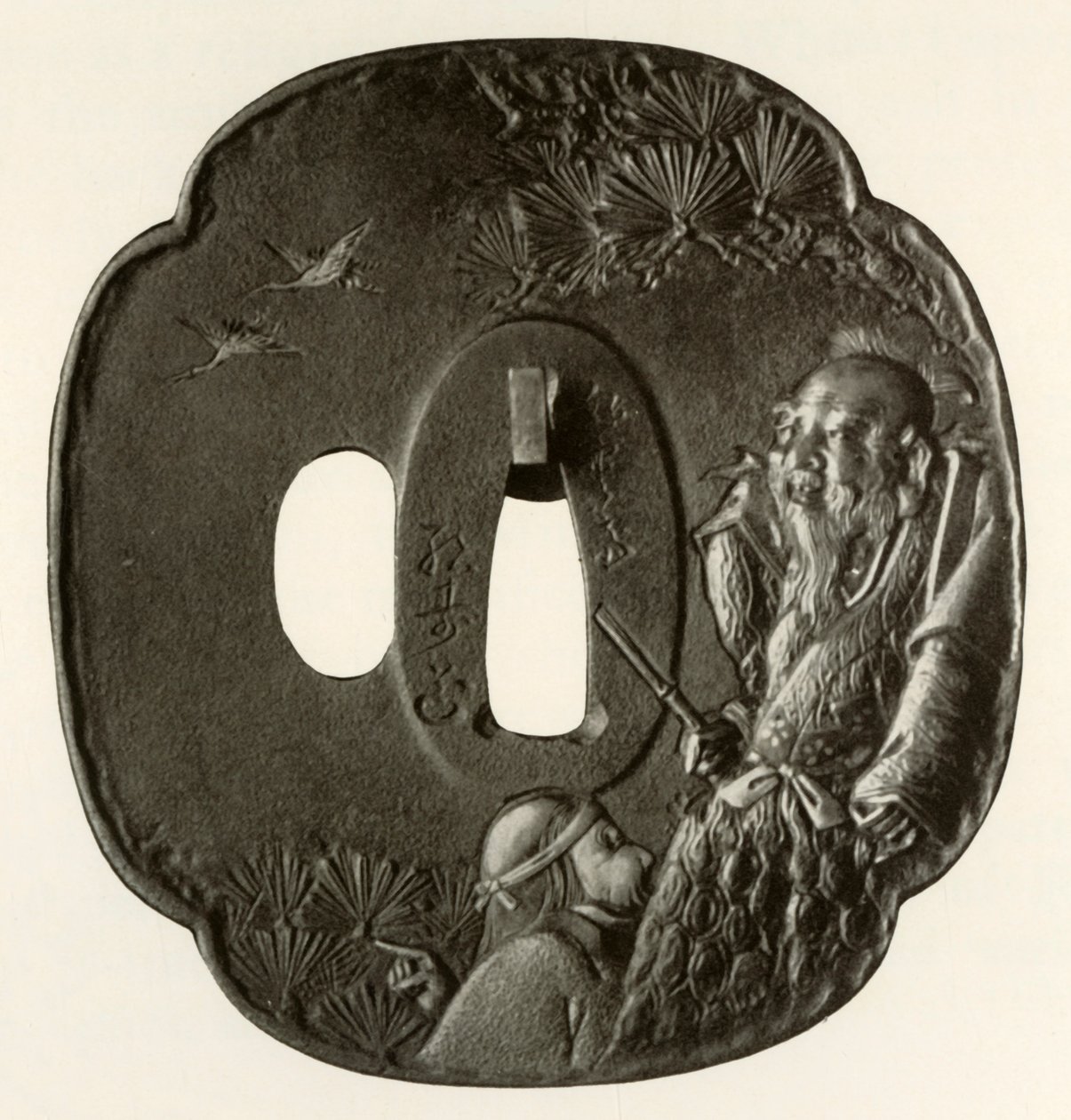 O velho casal Takasago, c1800-1820, 1910. de Ichijosai Hirotoshi