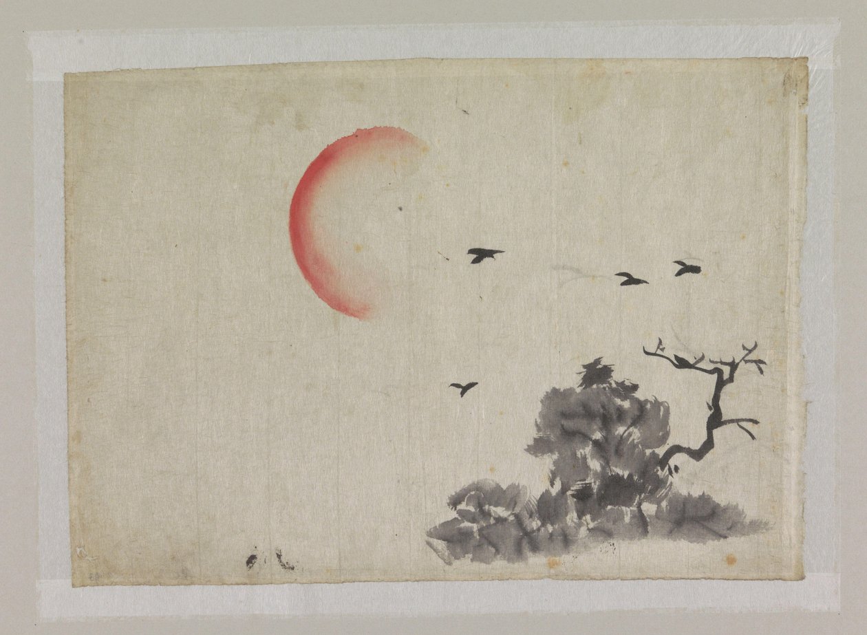 Paisagem com sol poente de Ichirakasai