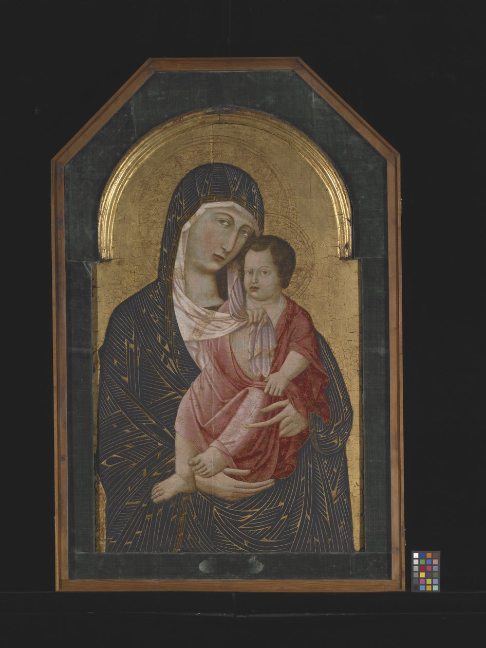 Madonna And Child (tempera e ouro sobre madeira) de Icilio Federico (attr. to) Joni
