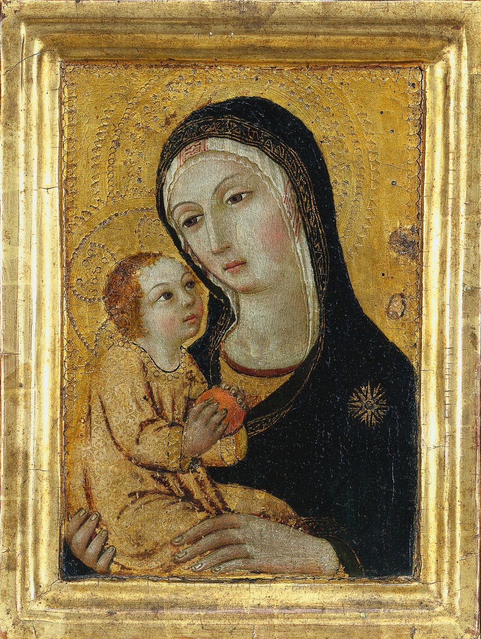 Virgem e Criança, 1400s. de Icilio Federico Joni