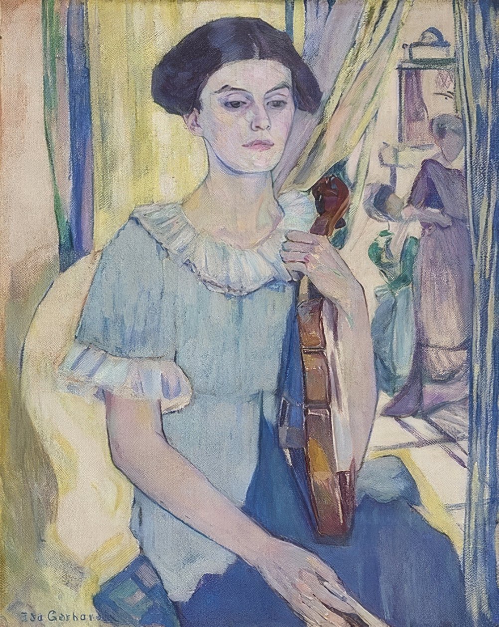 Violinista. 1906 de Ida Gerhardi