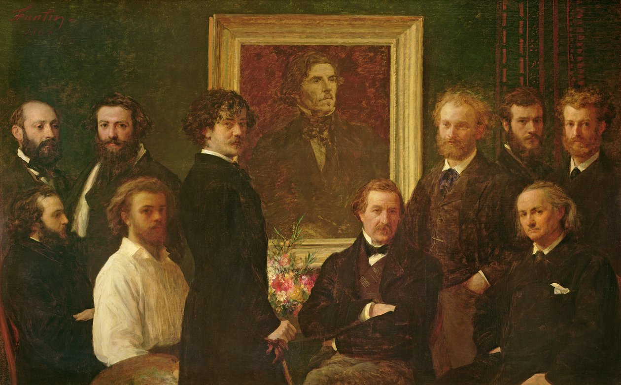 Homenagem a Delacroix de Ignace Henri Jean Fantin Latour