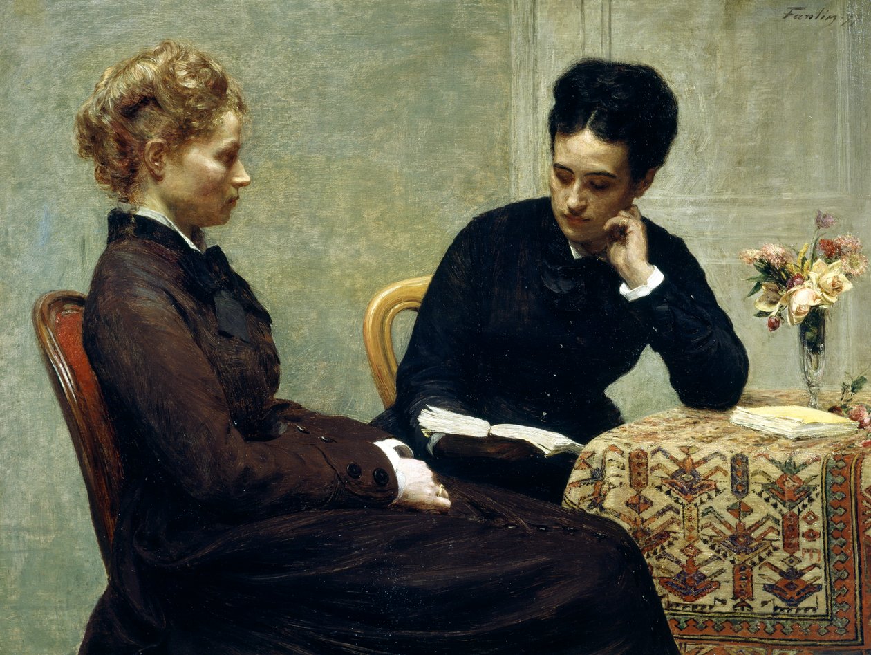 Leitura de Ignace Henri Jean Fantin Latour