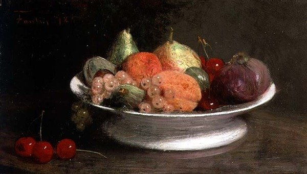 Natureza Morta de Frutas de Ignace Henri Jean Fantin Latour