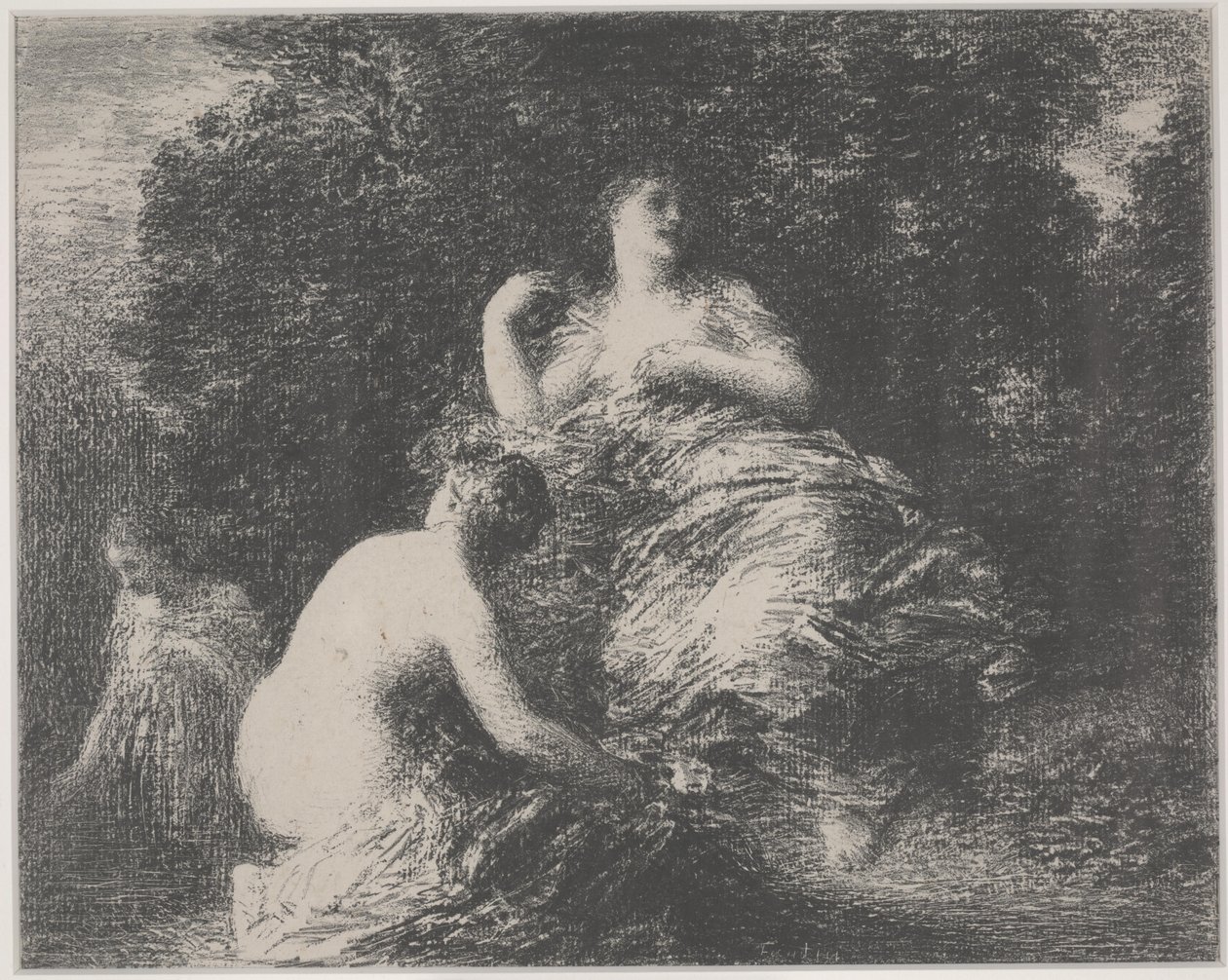 Os banhistas de Ignace Henri Jean Fantin Latour