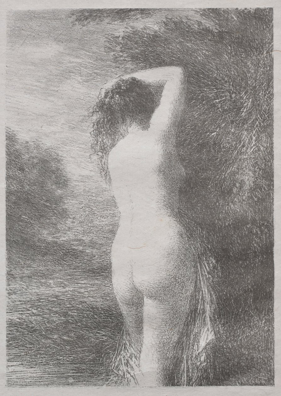 Banhista de pé, 1899. de Ignace Henri Jean Fantin Latour