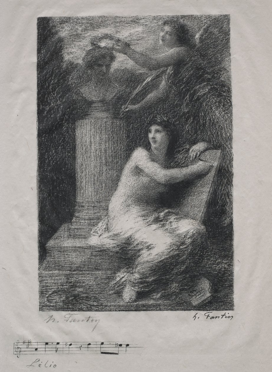Para Berlioz. de Ignace Henri Jean Fantin Latour