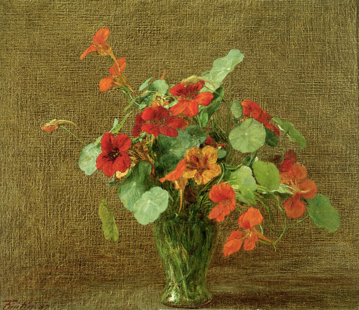 Capucines (chagas) de Ignace Henri Jean Fantin Latour