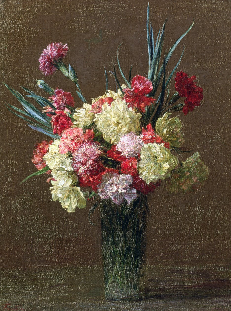 Cravos de Ignace Henri Jean Fantin Latour