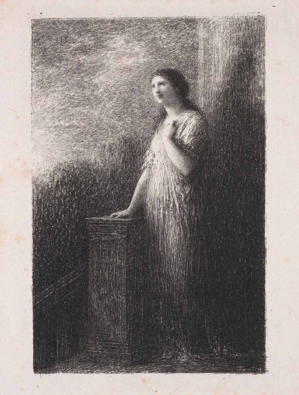 Confiança da noite. de Ignace Henri Jean Fantin Latour