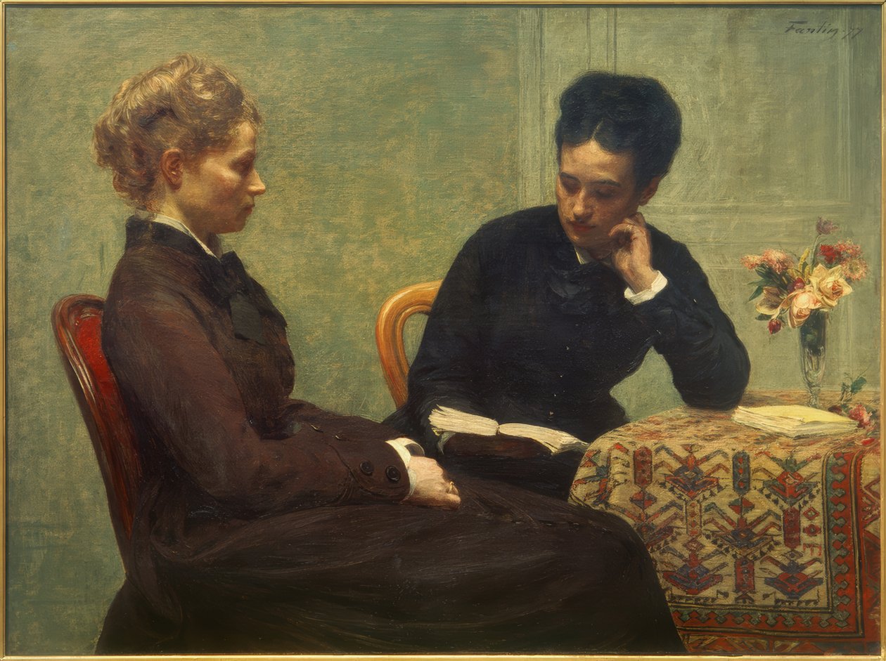 A leitura de Ignace Henri Jean Fantin Latour