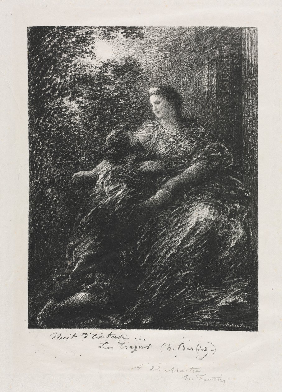 Dueto dos Trojans, 1894. de Ignace Henri Jean Fantin Latour