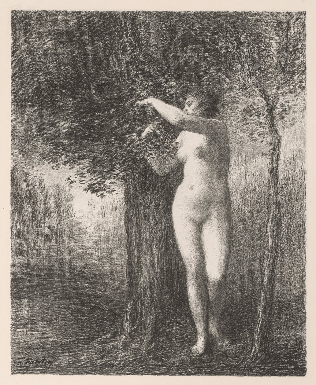 Eva, 1896. de Ignace Henri Jean Fantin Latour