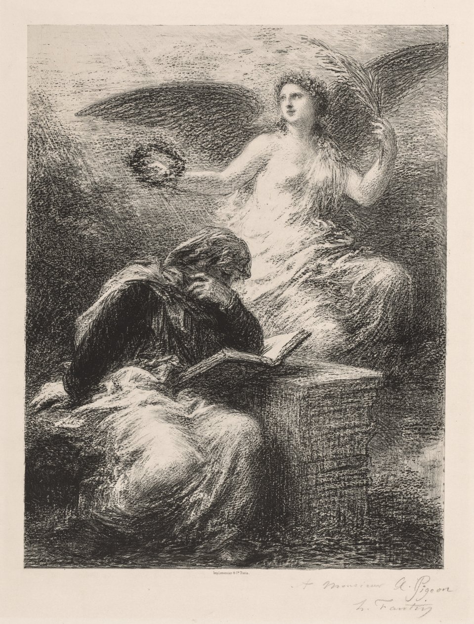 Glória, 1890. de Ignace Henri Jean Fantin Latour