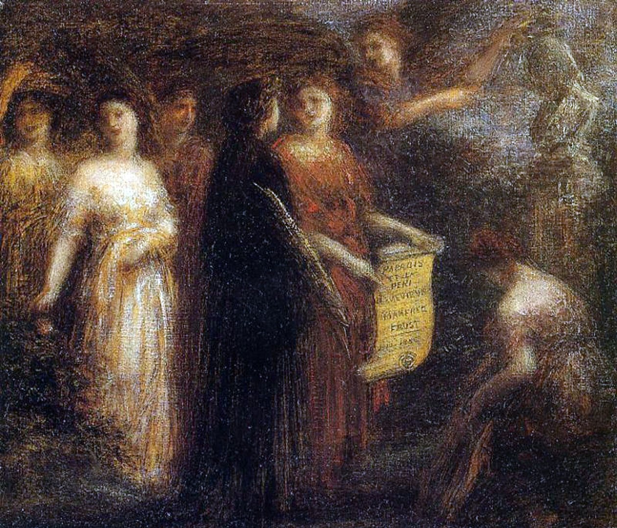 Homenagem a Robert Schumann, c.1893 de Ignace Henri Jean Fantin Latour