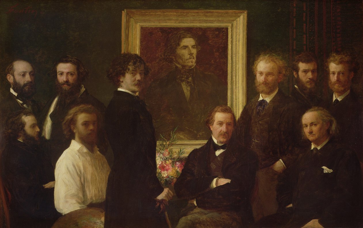 Homenagem a Delacroix de Ignace Henri Jean Fantin Latour