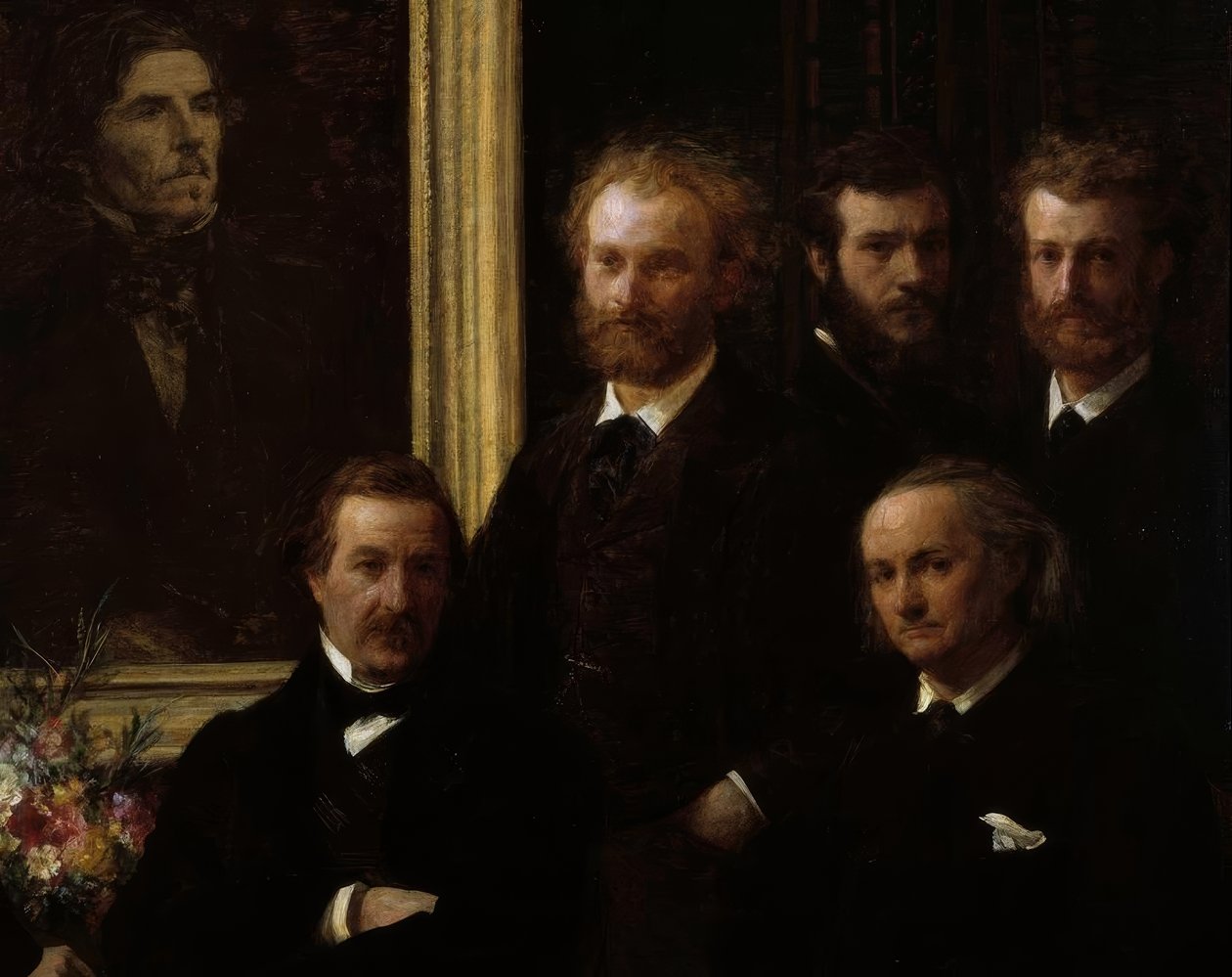 Homenagem a Delacroix de Ignace Henri Jean Fantin Latour